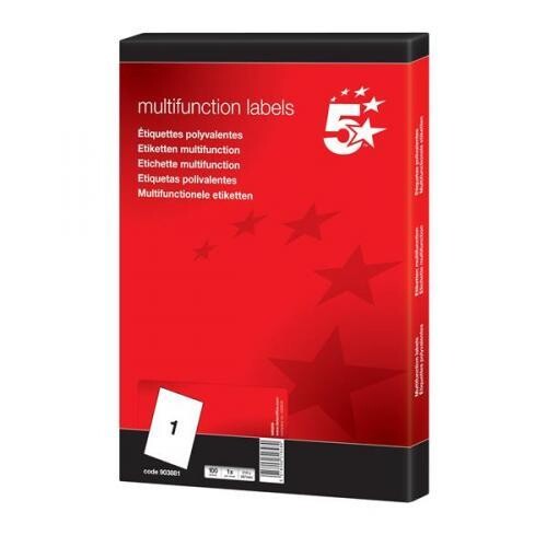 5star Multifunction labels