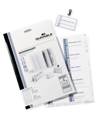 Durable Badgemaker insert 52/104