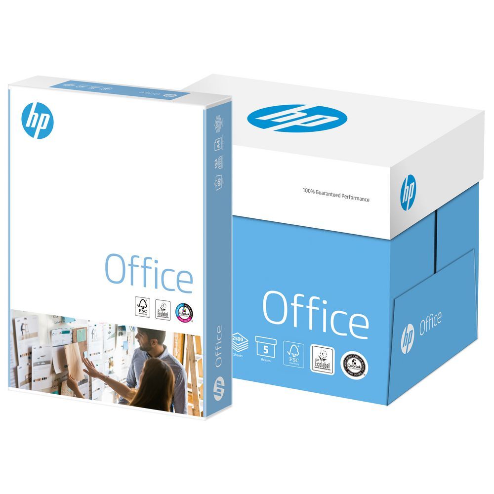 HP Copy A4 80gsm White 2 x Boxes of Paper - 5000 Sheets