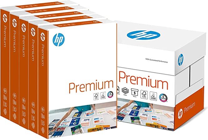 HP Premium A4 90gsm White 2 x Boxes of Paper - 5000 Sheets