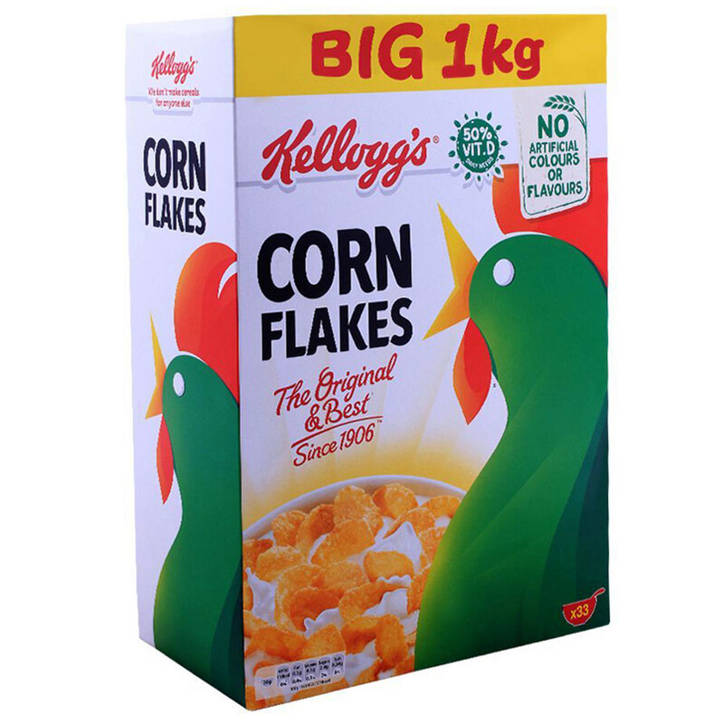 Kellogg's Corn Flakes, 2 x 1kg
