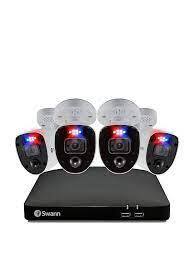 Swann 8 Channel 2TB DVR Recorder with 6 x 4K Ultra HD Enforcer Cameras, SWDVK-856804RL + SWPRO-4KRLPK2