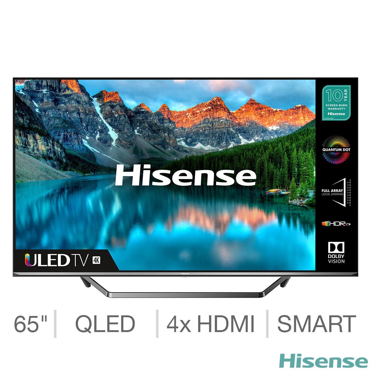 Hisense 65U7QFTUK 65 Inch QLED 4K Ultra HD Smart TV