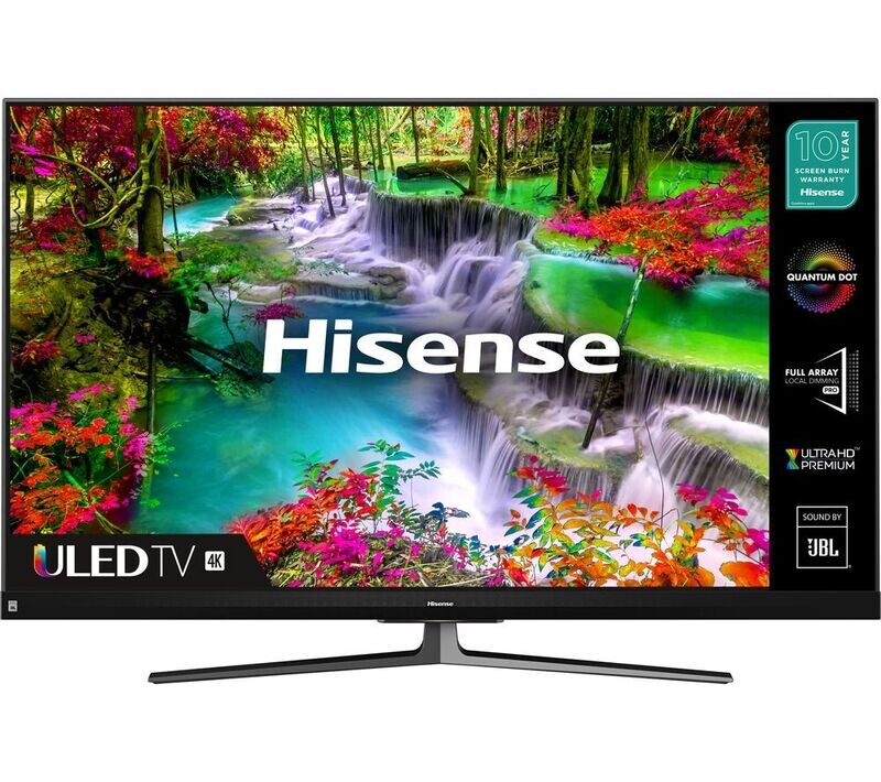 Hisense 55U8QFTUK 55 Inch QLED 4K Ultra HD Smart TV