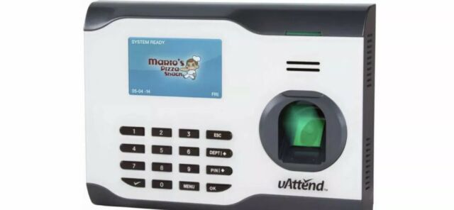 uAttend BN5500 WIFI Biometric Fingerprint Time Clock