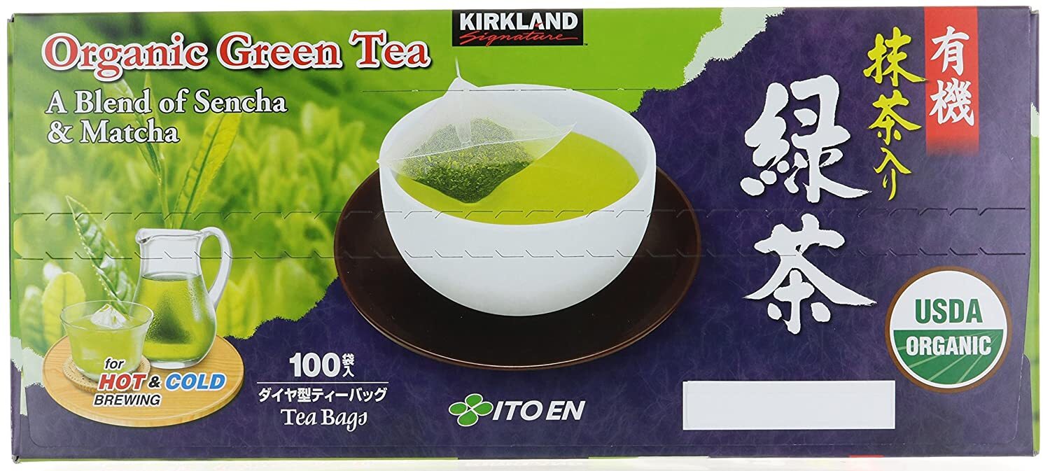 Kirkland Signature Green Tea Matcha Blend, 100 Tea Bags