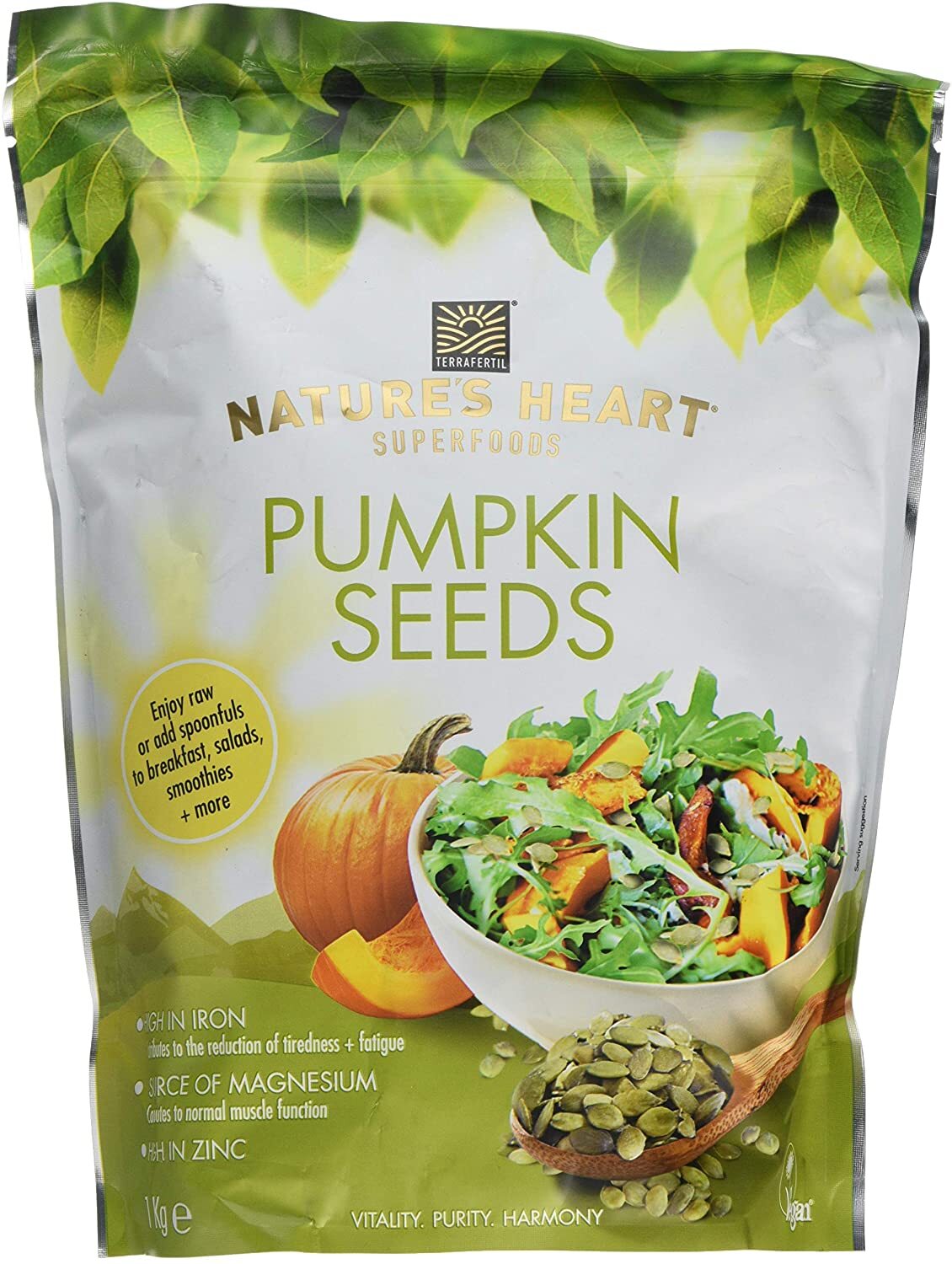 Nature's Heart Pumpkin Seeds, 1kg