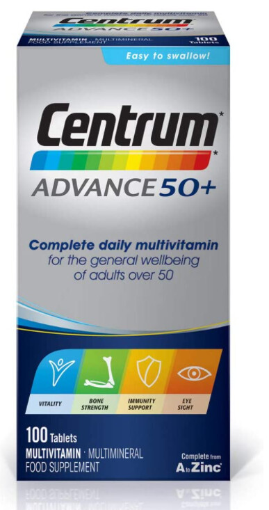 Centrum Advance 50+ Vitamins, 3 x 100 Count