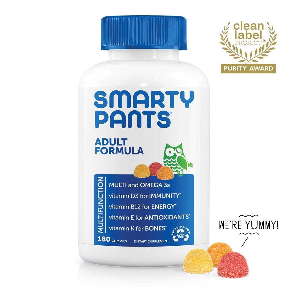 SmartyPants Adult Formula Multivitamin Gummies, 240 Tablets