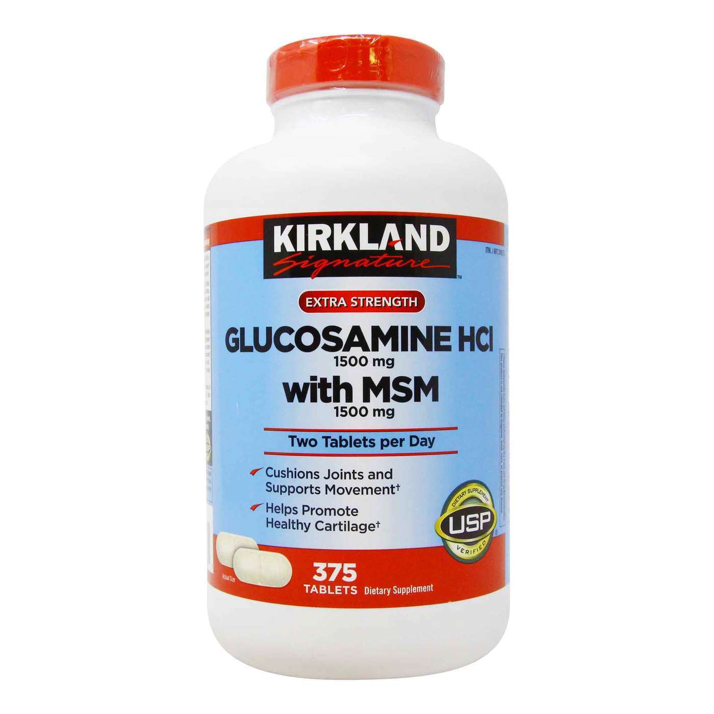 Kirkland Signature Glucosamine HCI & MSM, 375ct