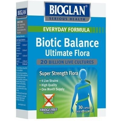 Bioglan Biotic Balance Ultimate Flora, 2 x 30 Capsules