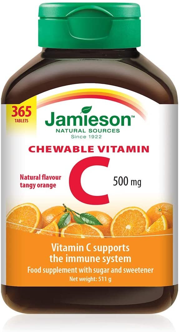 Jamieson Chewable Vitamin C, 365 Count