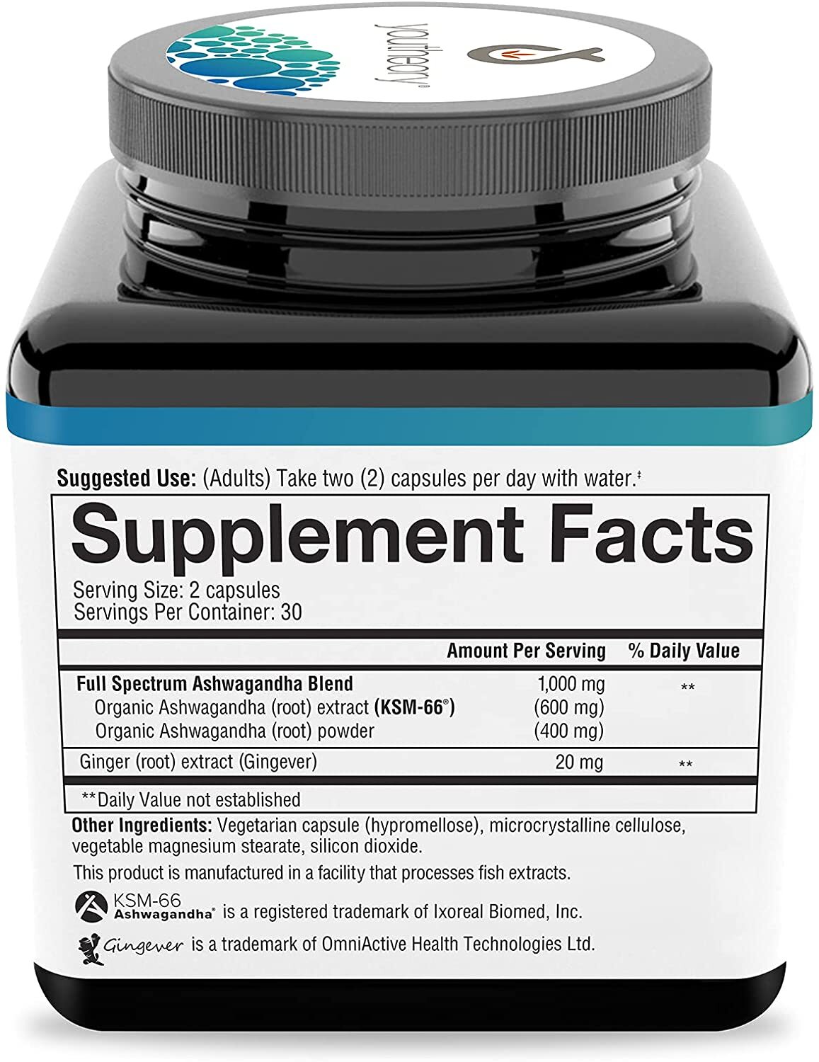 Youtheory Ashwagandha, 150 Count