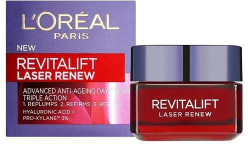 L'Oreal Revitalift Laser Renew Day Cream, 2 x 50ml
