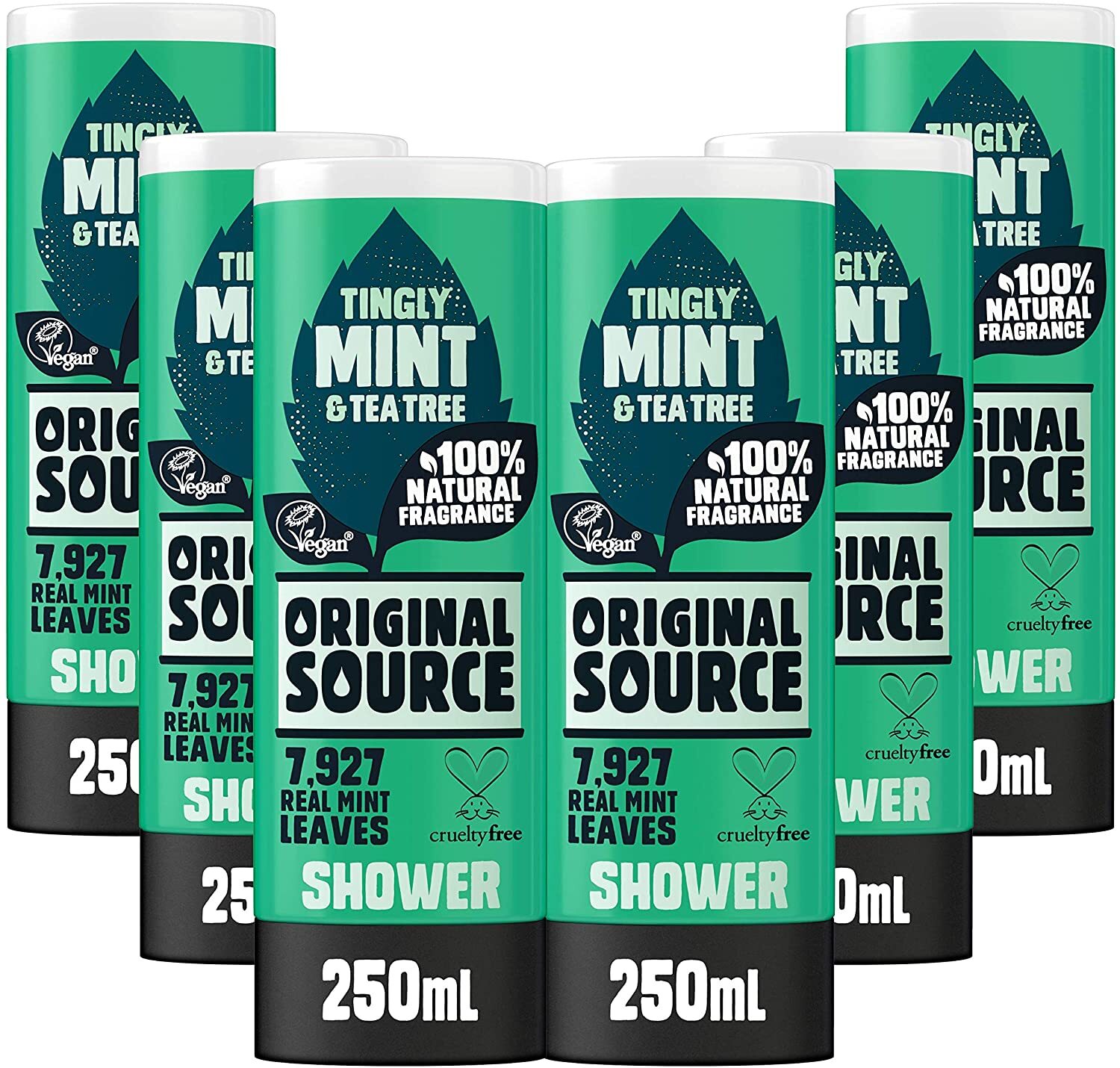 Original Source Shower Gel in 2 Varieties, 6 x 250ml