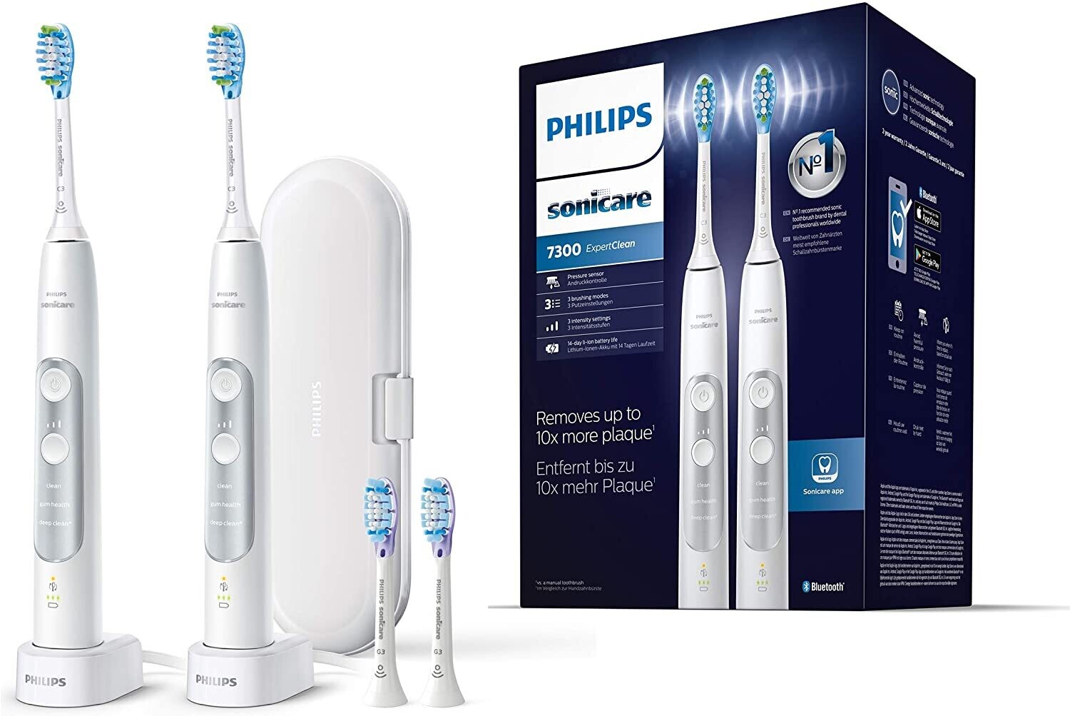 Philips Sonicare ExpertClean 7300 Toothbrush White, HX9611/21
