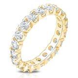 2.00ctw Round Brilliant Cut Diamond Eternity Ring, 18ct Yellow Gold,in 6 Sizes