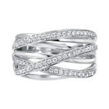0.24ctw Round Brilliant Cut Diamond Ring, 18ct White Gold