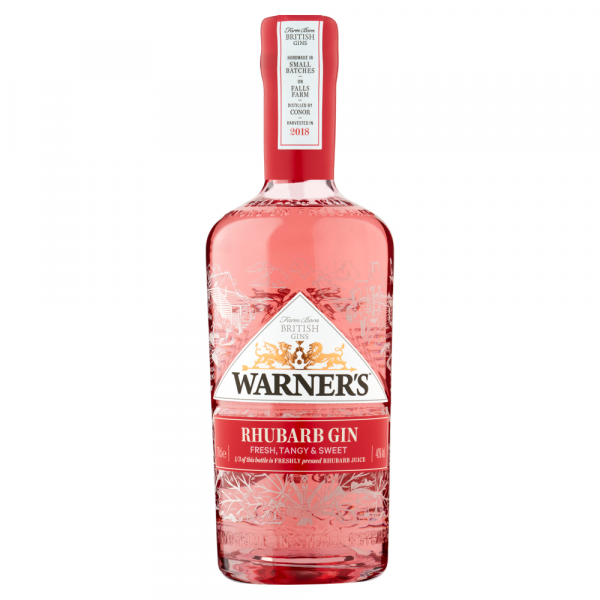 Warner's Rhubarb Gin Copa Glass Gift Pack, 70cl