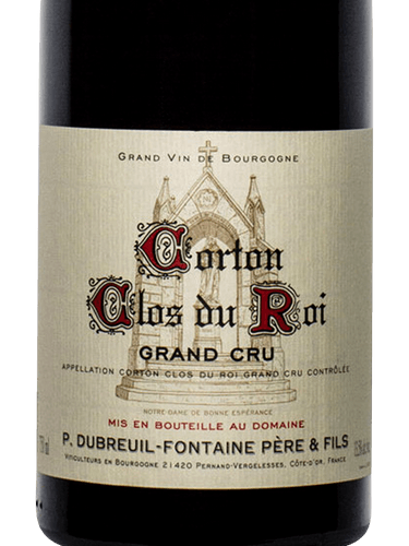 Domaine Dubreuil-Fontaine Corton Grand Cru Clos du Roi 2017, 75cl