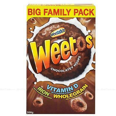 Weetos Chocolate Hoops, 2 x 500g