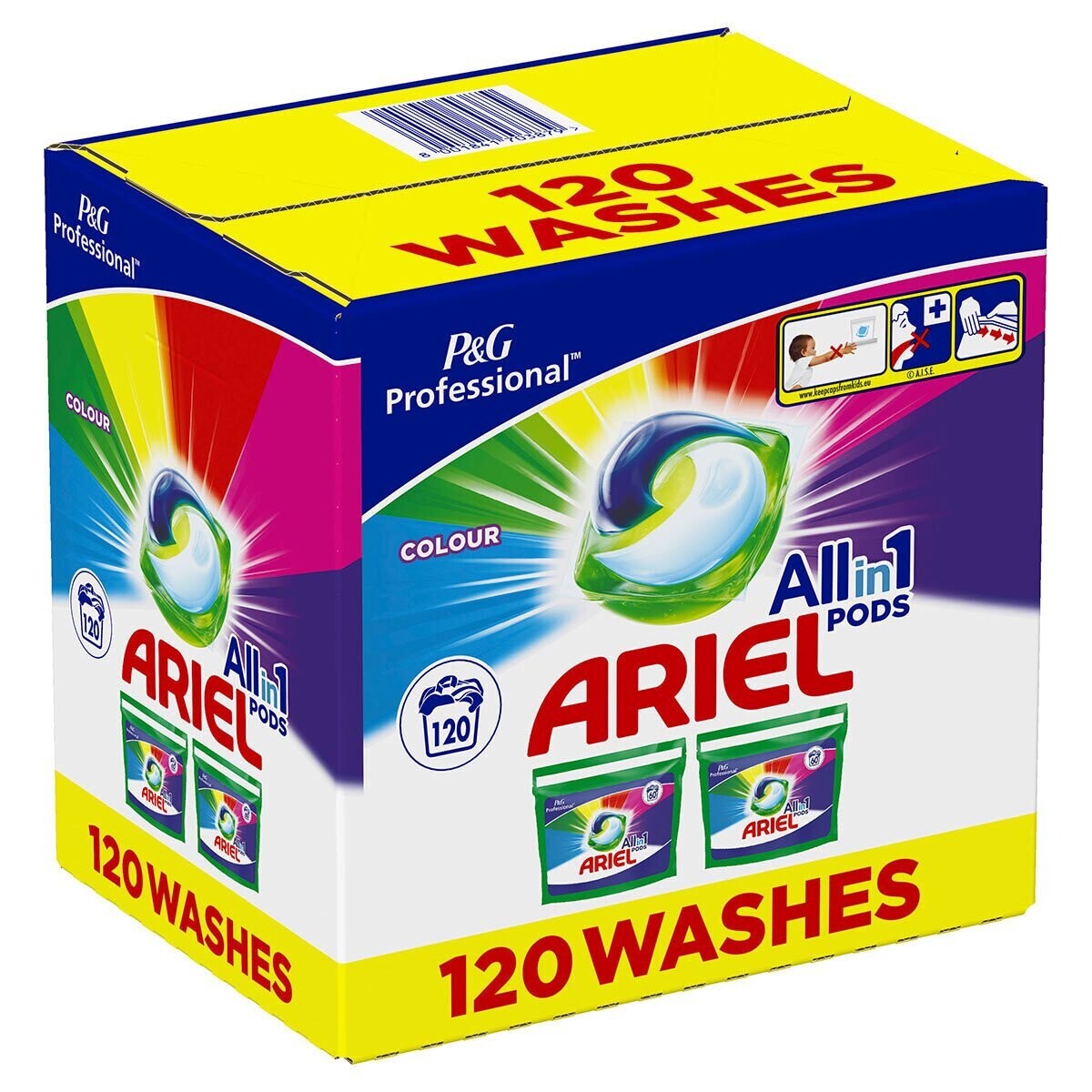 Ariel All in One Pods, 120 Count