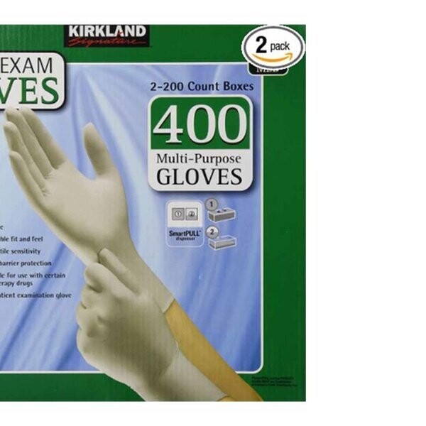 Kirkland Signature Medium Nitrile Gloves, 2 x 200 Pack
