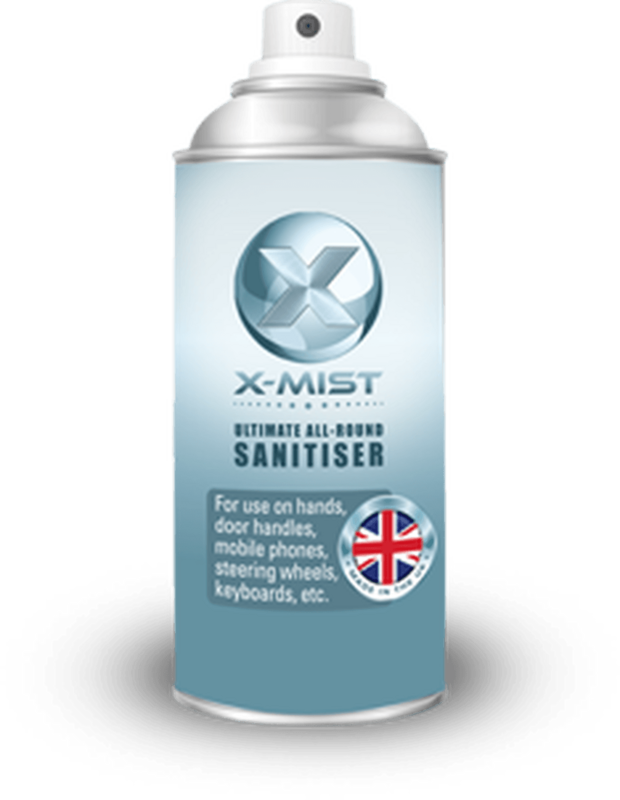 X-Mist Ultimate All Round Sanitiser, 3 x 125ml