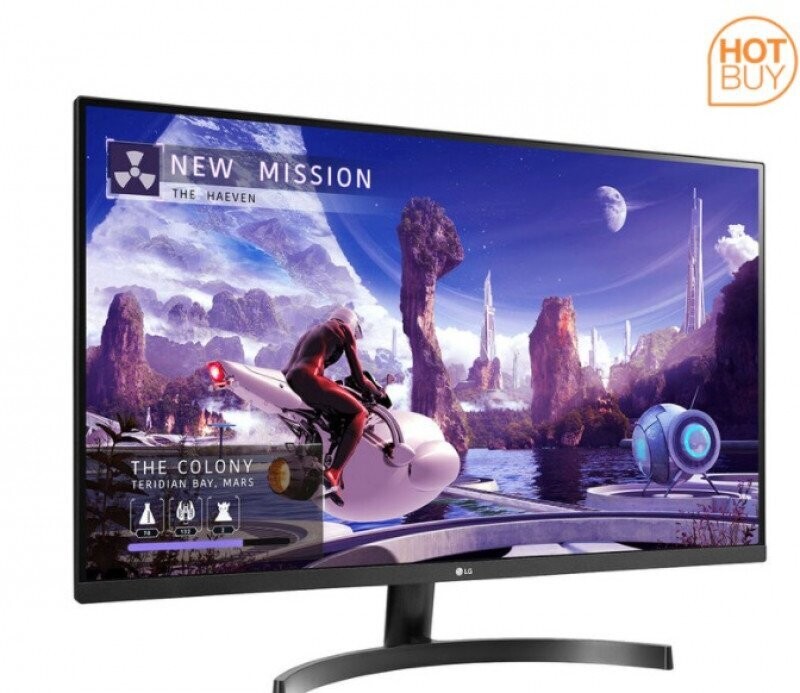 LG 32QN600-B, 31.5 Inch QHD IPS Gaming Monitor