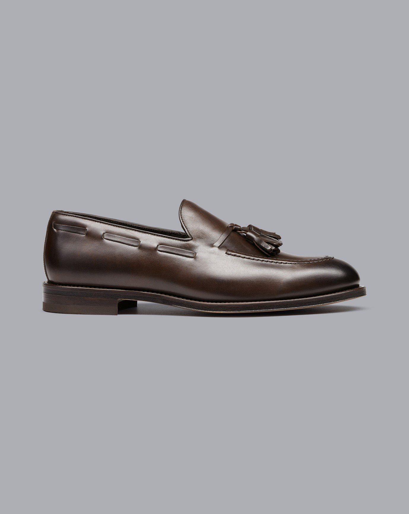 Leather Tassel Loafers - Dark Chocolate