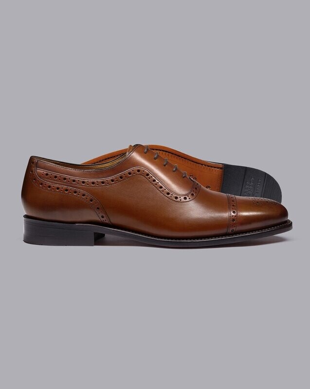 Goodyear Welted Oxford Brogue Shoes