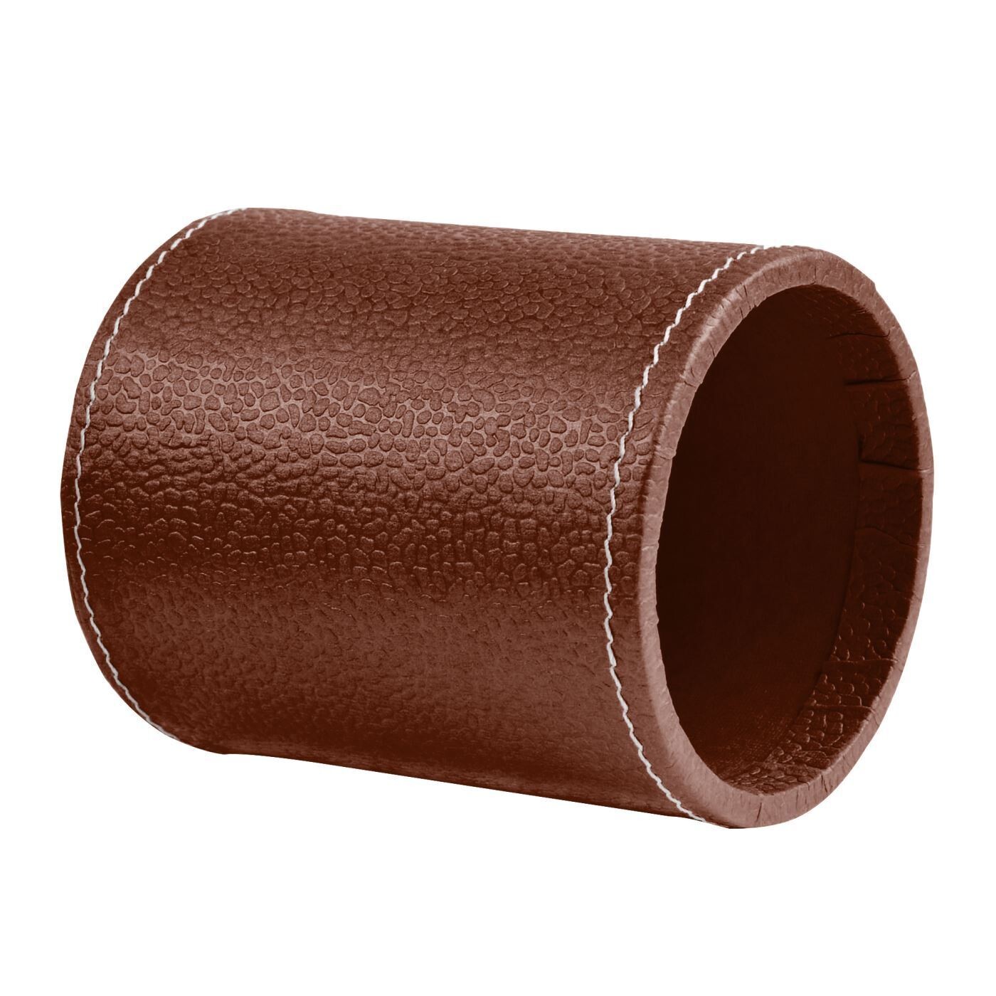 Desktop Promotional Gift Ecoleatherette Round Pen Holder Pen Stand