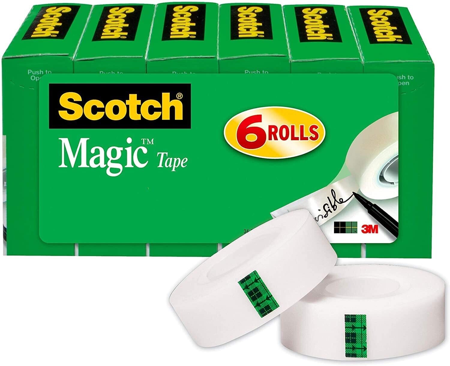 Scotch magic tape 6 rolls