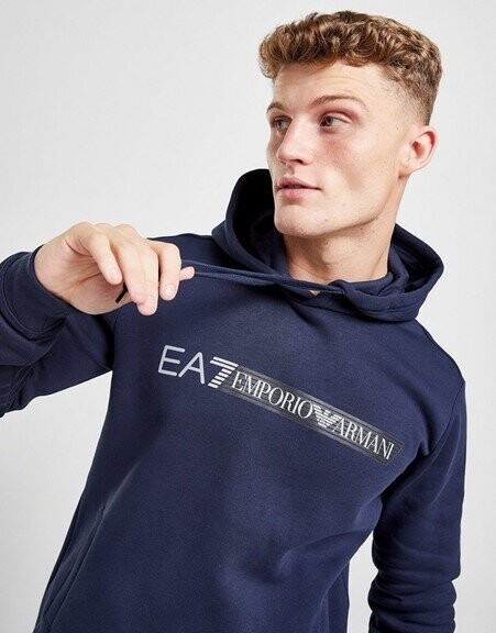 Emporio Armani EA7 Lines Hooded Fleece Tracksuit Emporio Armani EA7 Lines Hooded Fleece Tracksuit