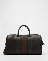 BEANER Stripe weekend holdall