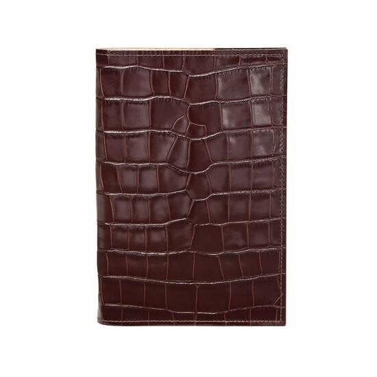 Refillable Journal Deep Shine Amazon Brown Croc
