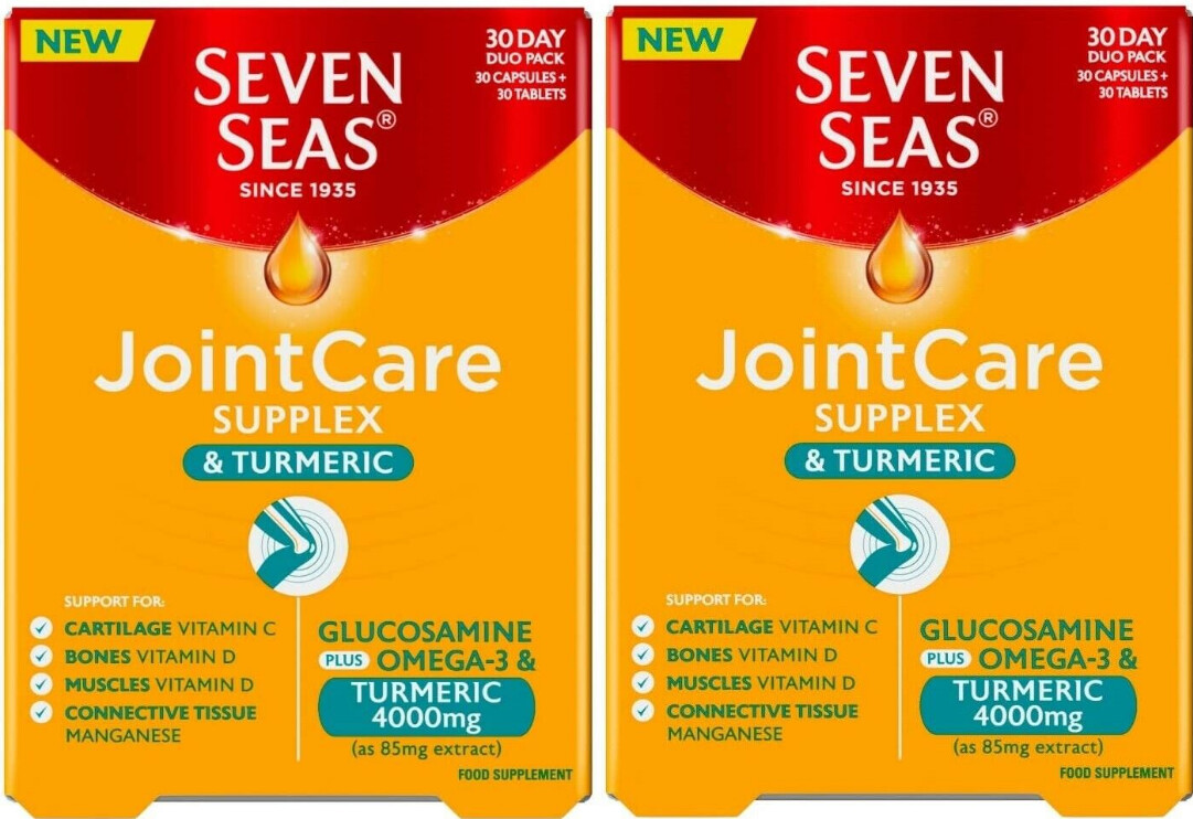 Seven Seas Joint Care Supplex and Turmeric, 2 x 30 Ct (2-month supply)