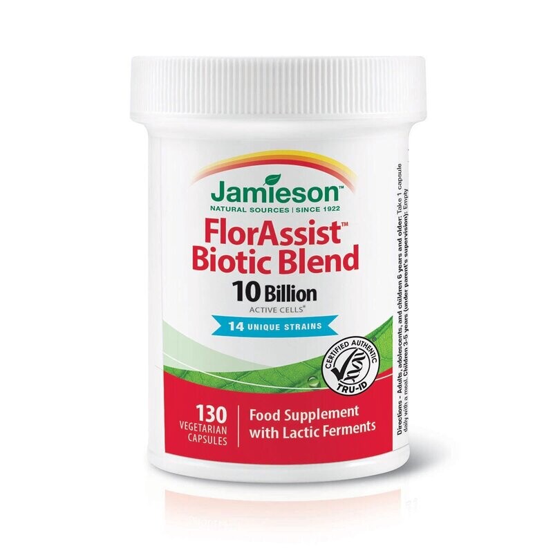 Jamieson FlorAssist™ Biotic Blend, 130 Capsules