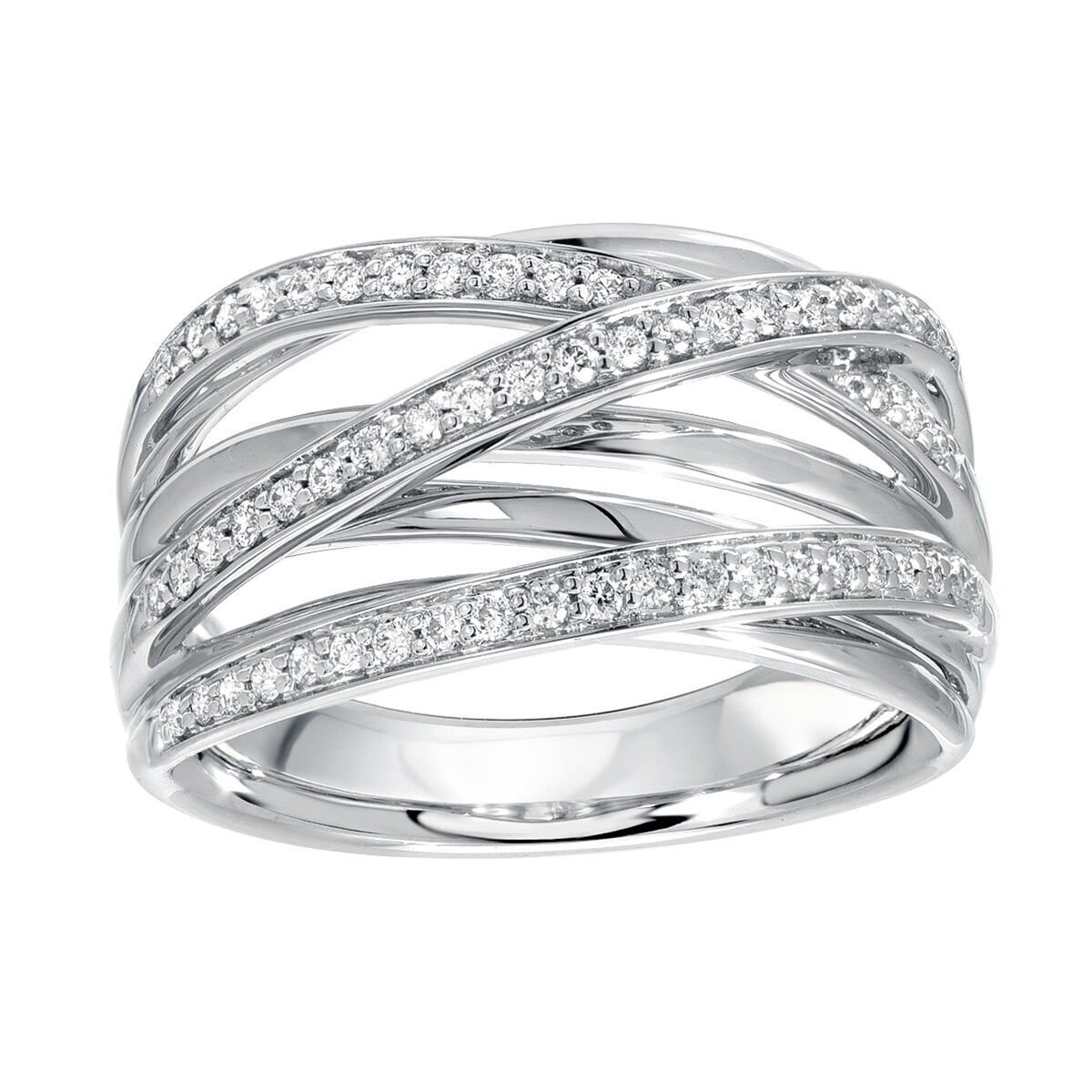 0.24ctw Round Brilliant Cut Diamond Ring, 18ct White Gold