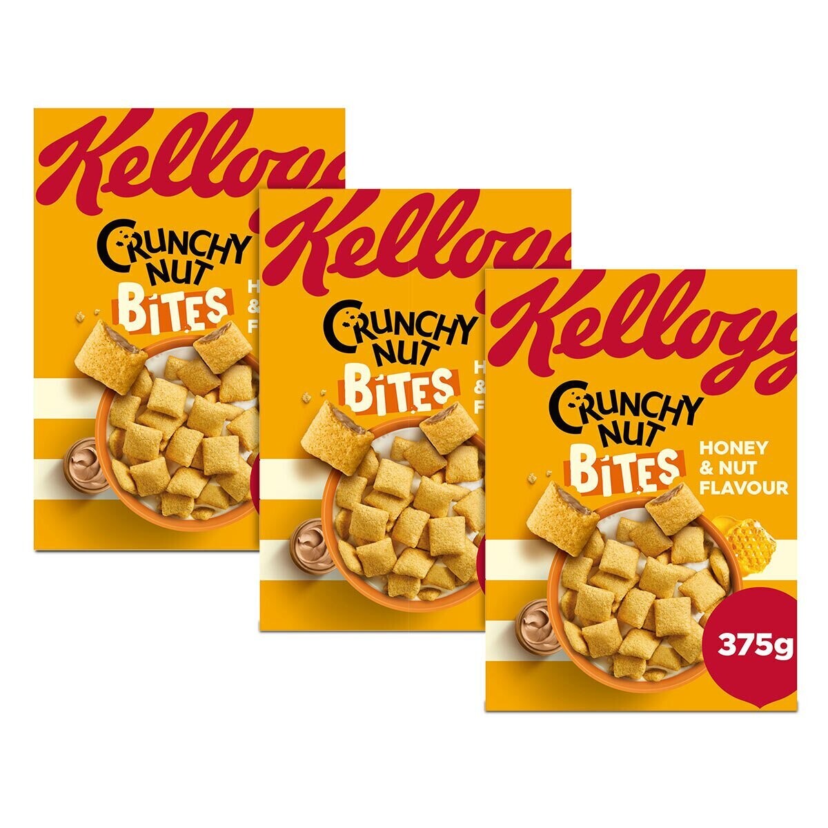 Kellogg's Crunchy Nut Bites, 1 x 375g