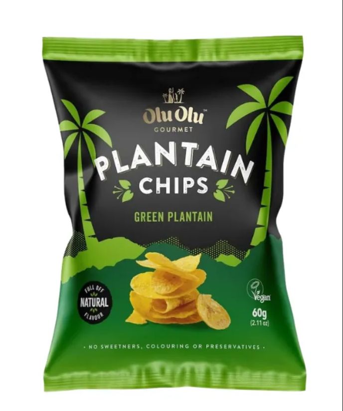 Olu Olu Plantain Chips (Green)