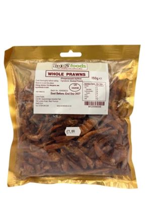 Lanre Foods Whole Prawns 150g