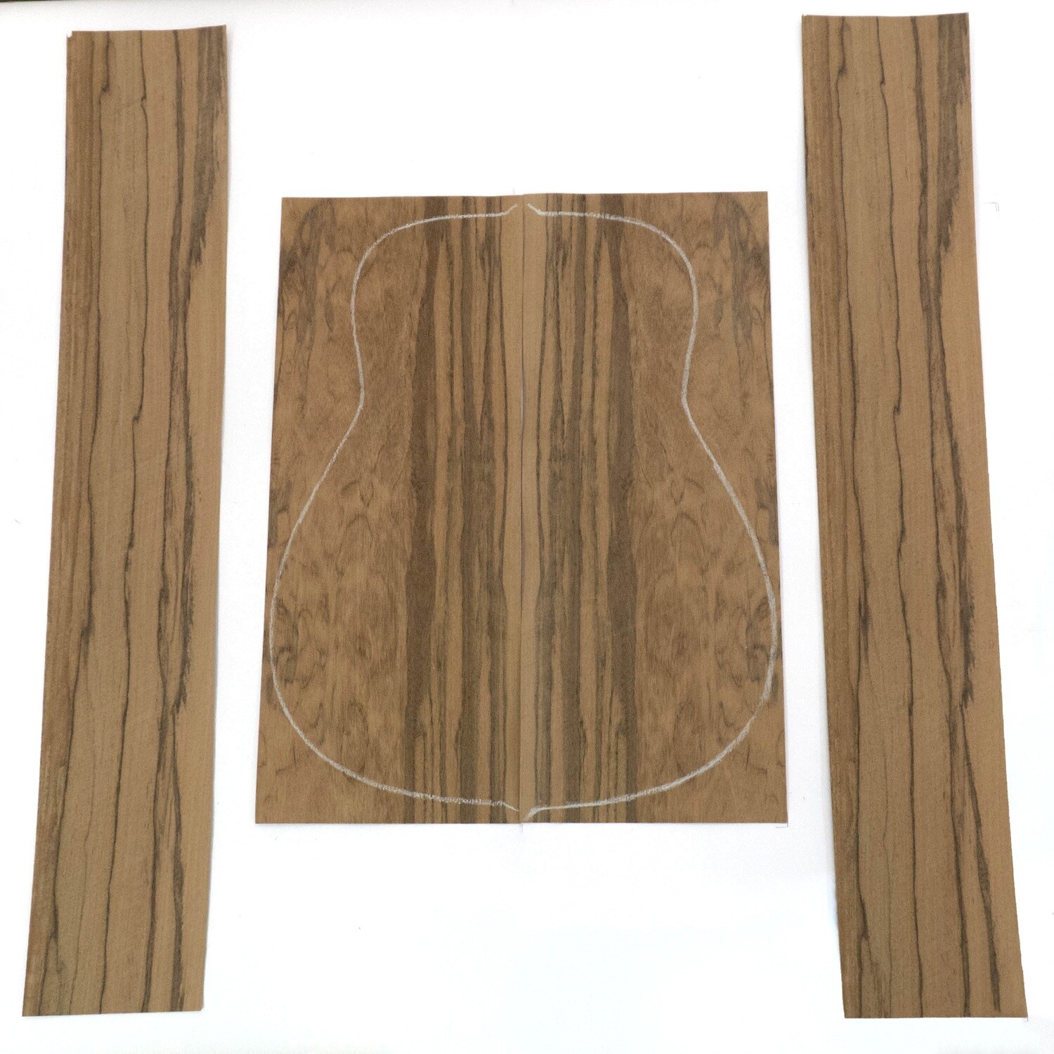 Juego de fondos y aros en lámina de Brown Ebony