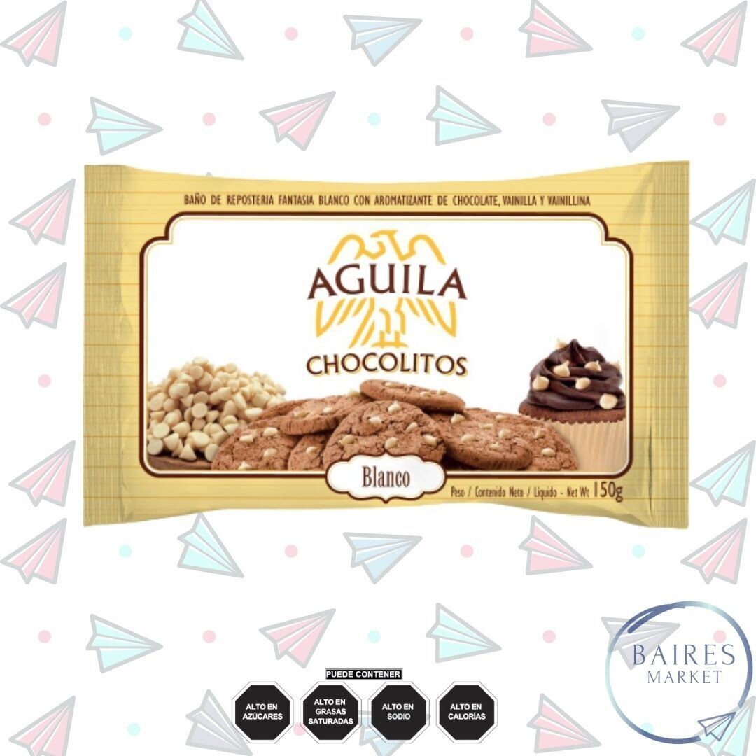 Cobertura Chocolate Chips de Chocolate Blanco Aguila