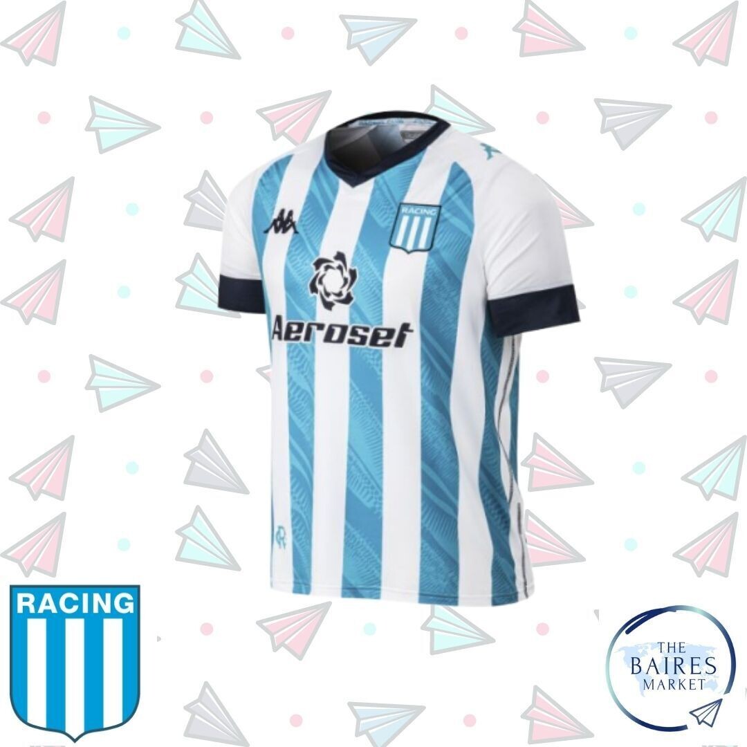 Camiseta Oficial Titular 2021/22 Blanca, Hombre, Racing Club