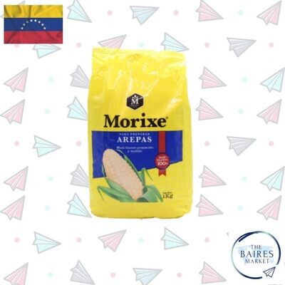 Harina Maiz Blanco para Arepas, Morixe, 1 kg / 1000 g / 35,27 oz