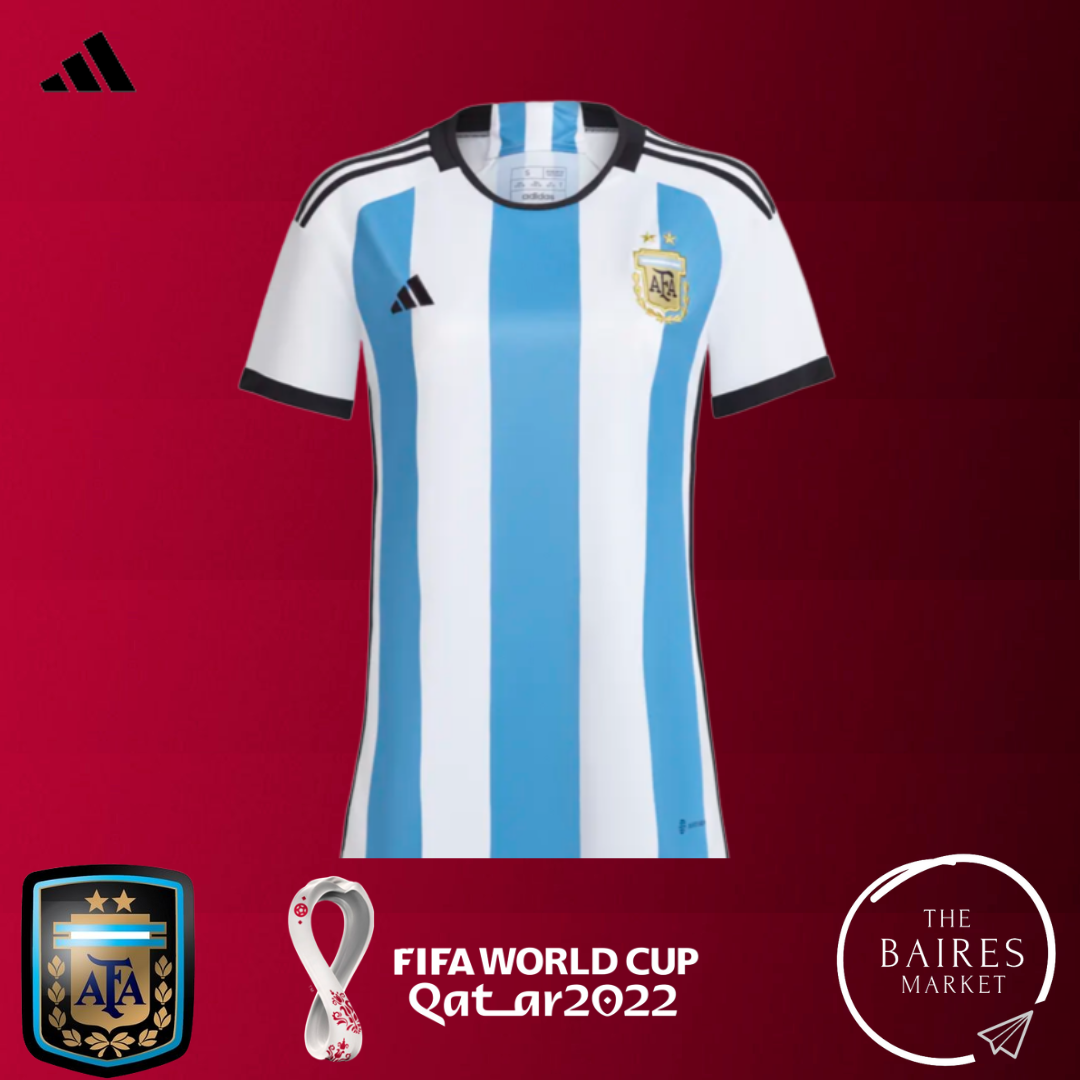 Camiseta Argentina Mujer Oficial Titular 2022, Mujer, Adulto, Selección  Argentina + FREE SHIPPING + VALE TBM