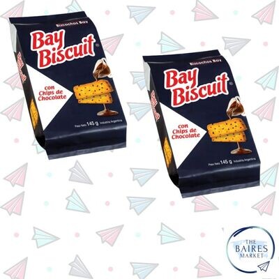 Bay Biscuits con Chips de Chocolate 140 g / 4,94 oz x 2 u