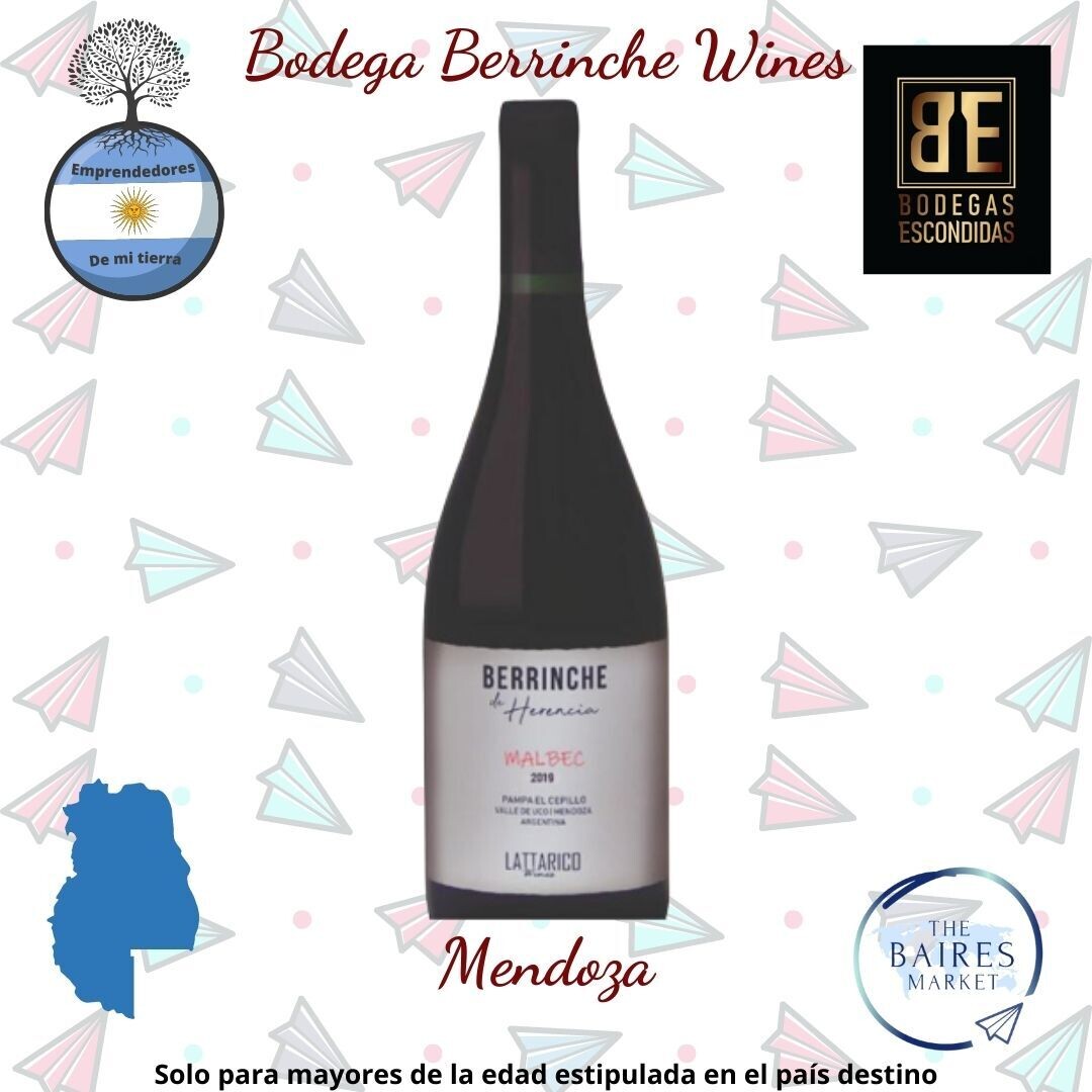 Vinto Tinto Malbec 2019, Berrinche de Herencia, Bodegas Escondidas, 750 ml