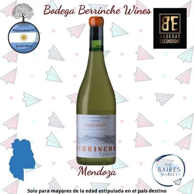 Vino Blanco Torrontes 2021, Berrinche Expresivo Naranjo, El Cepillo, Bodegas Escondidas, 750 ml